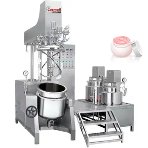 304 Stainless Steel High-quality Toothpaste Cosmetic Homogenizing Mixer Vacuum Emulsifying Mixing Machine For Face Cream Lotion