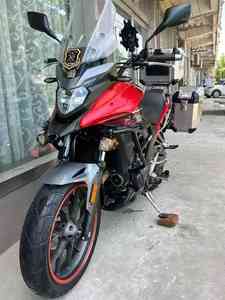 รถจักรยานยนต์สำหรับเที่ยว KE500สมรรถนะสูงพร้อมเครื่องยนต์ EFI ระบายความร้อนด้วยน้ำสูบคู่แบบขนานสำหรับการขับขี่ในเมืองและทางหลวง - Product Image 3