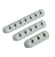 Support de pinces de câble d'écouteur de bureau organisateur de câble de bureau plateau organisateur de câble de téléphone en Silicone gestion