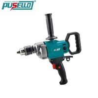 Perceuse à percussion électrique industrielle PUSELLO 1800W haute puissance, mélangeur de poudre de mastic, machine à mélanger la peinture, le ciment et le mortier portative 16MM