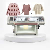 Machine à tricoter plate 3D à double moteur, automatique, multi-stations, informatisée, haute productivité