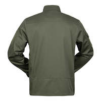 Blouson Moto Décontracté Tissé Vert Grande Taille Respirant à Fermeture Éclair en Cuir de Vachette pour l'Automne – Manteau Chaud d'Extérieur – Vente en Gros