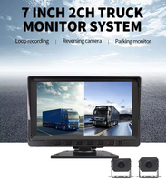 Cámara para Vehículos de 7 Pulgadas, 4G, DVR para Camiones, Pantalla IPS, Visión Nocturna, Grabación de Video de Alta Definición, Trayectoria de Conducción, Gestión de Flotas