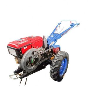 China Agriculture <b>Machine</b> 12HP 15HP 18HP Diesel Two Wheel Walk Behind Cultivator Rotary Mini Power Tiller <b>Walking</b> Tractor - Product Image 3