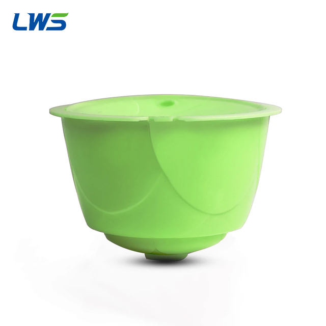 Standard Reusable Eco-Friendly for Coffee Capsule 3rd Two Color Plastic Refillable Pod 8g Capacity for