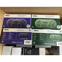 Manette 8Bitdo SN30 Pro BT / OLED PC Mac Android Steam Deck Raspberry Pi Violet Cristal Vert Moteur de vibration Bouton Turbo