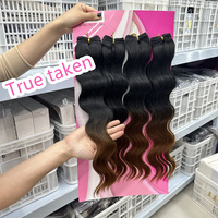 Kanekalons Best of Santana Pamela Extensions de cheveux à coudre, longues, ondulées, en trame, mèches à tisser, fibre résistante à la chaleur