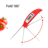 Lecture instantanée Barbecue Grill Numérique Lcd Ménage Sonde Type Viande Lait Cuisine Cuisson Thermomètre