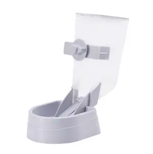 Garrafa dispensadora de tratamentos para gatos, dispensador de água para animais de estimação, gaiolas de pássaro, metal, automático, alimentador lenta, tigela, cão