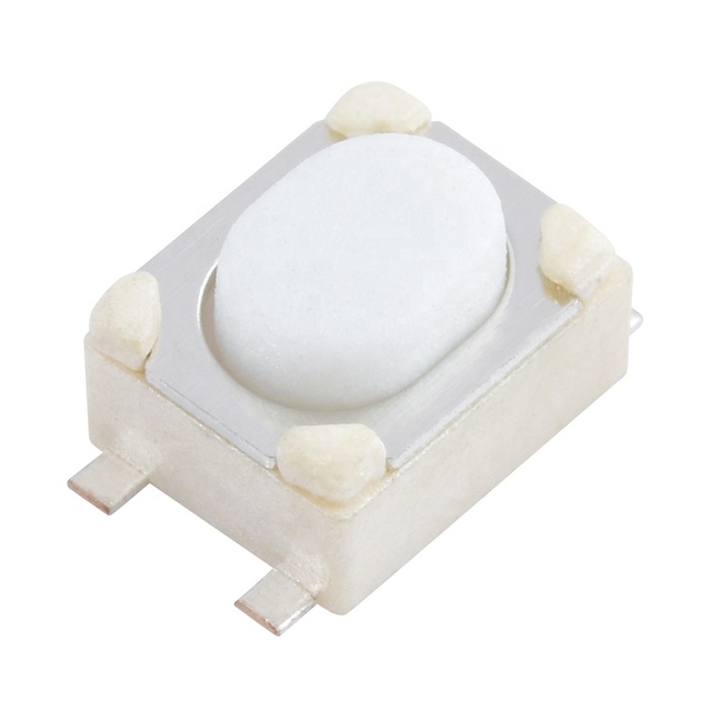 Touch Switch 3.2*4.2*2.5 SMD Oval Tact Push Button Switch Tactile Rubber 12V 50mA 260
