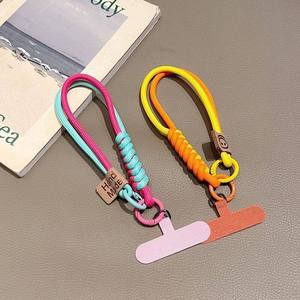 Anti-drop Mobile Phone Lanyard Braided <b>Rope</b> Smiley Face High-end <b>Light</b> Women's Mobile Phone Chain Mobile Phone <b>Rope</b> - Product Image 1