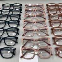 Montures de lunettes en acétate de Chine, logo personnalisé, lunettes de vue tendance, montures optiques, lunettes à marque privée, lunettes avec logo personnalisé