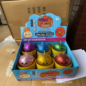 Pelota Antiestrés Elástica y Adorable con Diseño de Unicornio Burbuja de 85 Pulgadas, con Cuentas Grandes, para Descompresión, de Goma, con Forma de Bollo de Halloween y Caramelo de Malta - Product Image 6