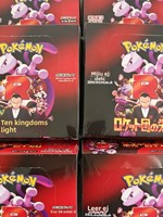 Boîte complète originale de boosters Pokémon TCG SV10 Glory of Team Rocket en japonais avec matériel en papier