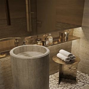 Posavasos <span class=keywords><strong>de</strong></span> mármol para decoración del hogar, travertina, <span class=keywords><strong>precio</strong></span> <span class=keywords><strong>m2</strong></span>, venta directa <span class=keywords><strong>de</strong></span> fábrica, venta al por mayor - Product Image 1