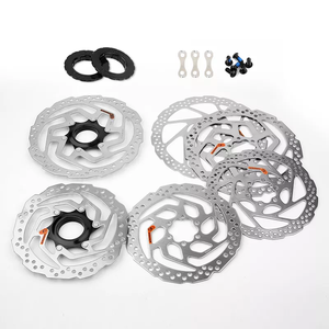 <span class=keywords><strong>Shimano</strong></span> ST10กลางล็อคโรเตอร์ Deore RT56 RT26 RT54 RT66 RT76 RT64 160Mm 180Mm 203MM 6 Bolt เบรค Disc SM-RT56 M6000 MTB จักรยานโรเตอร์ - Product Image 1