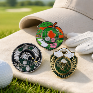 Creative Double-Sided Magnetic <b>Golf</b> Ball Marker Enamel Metal Design with Removable 25mm Marker for <b>Golf</b> Gifts - Product Image 3