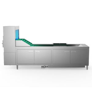 Grand lave-vaisselle <span class=keywords><strong>de</strong></span> type vol à convoyeur <span class=keywords><strong>avec</strong></span> pré-lavage évier à bulles lave-vaisselle industriel - Product Image 5