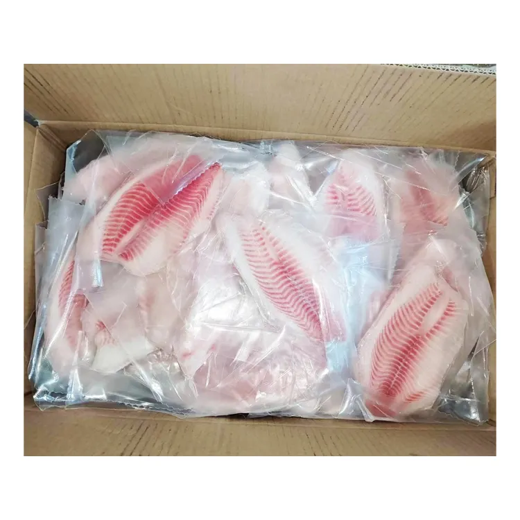 Filet Tilapia curah organik segar dingin IVP IQF kualitas tinggi