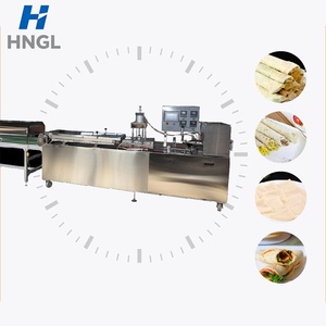 Arabic Flat Pita <strong>Bread</strong> Maker Auto Spring Roll <strong>Chappati</strong> Machine Roti Production Line - Product Image 2