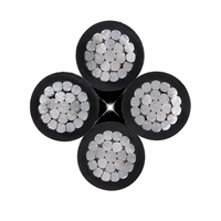 Câble aérien assemblé LV ABC 0,6/1 kV à conducteur en aluminium