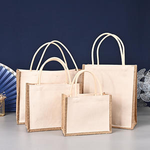 XP-Promos, bolso de compras de yute respetuoso con el medio ambiente personalizado, venta al por mayor, reciclar bolsas plegables con logotipo para publicidad promocional - Product Image 5