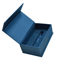 Boîte cadeau écologique haut de gamme réutilisable et personnalisable avec cadre photo magnétique à fentes et doublure en éponge pour emballage cadeau