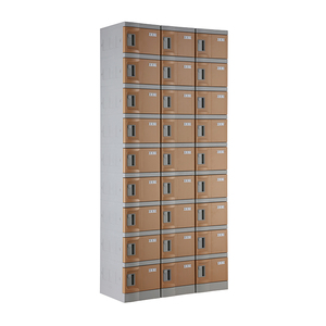 Casier de rangement intelligent de style moderne avec serrure à combinaison, en plastique ABS durable et étanche, mini-armoire de rangement colorée - Product Image 4