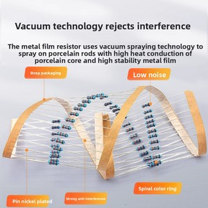 1% Five-Color Ring <strong>22</strong> <strong>Ohm</strong> 1K10K4.7K Metal Film Resistor Elements 1/4W 1/2W <strong>1W</strong> 2W 3W 5W Series Five Color Ring - Product Image 2