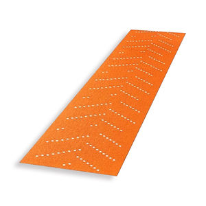 Sciabola 70x400mm pellicola arancione con gancio e passante strisce di carta vetrata vendita diretta in fabbrica durevole carta vetrata abrasiva quadrata - Product Image 1