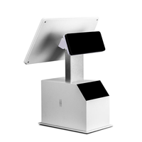 Çift Ekranlı Windows POS Terminali, Dahili Termal Fiş Yazıcılı Dokunmatik Ekranlı POS Sistemi, Perakende Mağazaları için