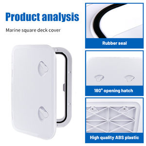 Couverture de trappe de pont de 24 pouces pour yacht marin, couvercle d'inspection de bateau 606*353, housses de bateau du fabricant - Product Image 2