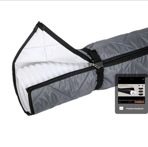 Manchon d'isolation pour tuyau en tissu Oxford 210D, pare-vent pour climatiseur <span class=keywords><strong>mobile</strong></span>, réglable, imperméable, épaissi, anti-âge - Product Image 1