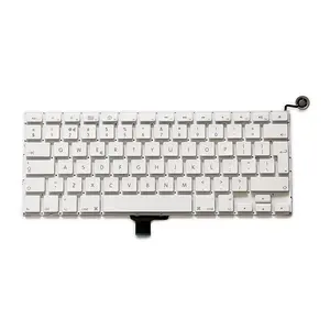 고품질 노트북 키보드 Clavier MacBook Air 13 "A1342 UK/US/UK/JP 키보드 레이아웃 흰색