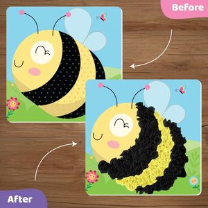 Tự làm thủ công nghệ thuật Kit tùy chỉnh Poke trong vui vẻ nghệ thuật lỗi ong hoa nhấn poking Kit cho thanh thiếu niên mới bắt đầu trẻ em - Product Image 4