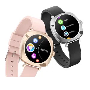 LC605 reloj inteligente 2023 gold smart watch amoled womens smart watch for girls reloj para hombre