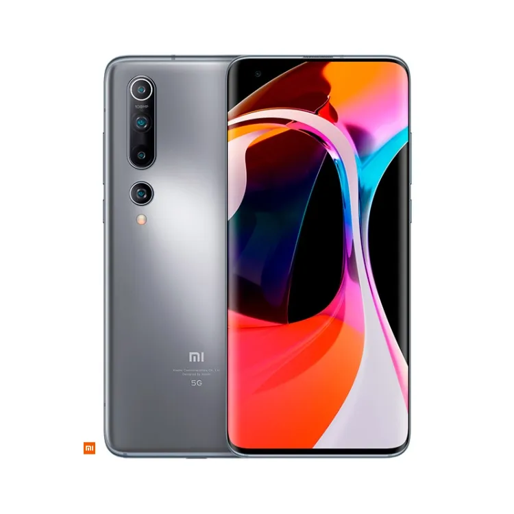 Alta qualità Mi 10 108MP fotocamera 6.67 pollici AMOLED Face identificazione MIUI 11 8GB 256GB SN 865 Octa Core 5G Xiaomi Smart Phone