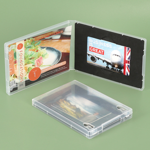 SUNSHING Transparent Credit Card <b>USB</b> Magnetic Box with Foam Portable Thumb Drive Case Organizer for Photographers, Wedding - Product Image 6