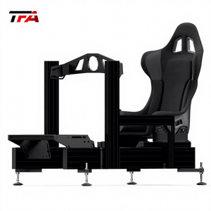 Base de cockpit de simulation de course durable, optimisée pour <span class=keywords><strong>les</strong></span> volants de simulation de course, <span class=keywords><strong>les</strong></span> pédales de simulation de course et <span class=keywords><strong>les</strong></span> fonctions complètes de simulateur de conduite - Product Image 6