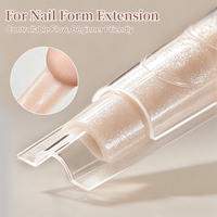 BORN PRETTY Gel de construction 15ml couleur rose nude à paillettes fines, micro-brillance, pour extension et modelage, OEM usine, pour salon de manucure