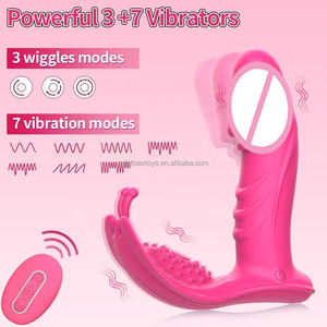 Venta al por mayor de fábrica: Juguetes sexuales para adultos para mujeres, bragas vibradoras con 3 modos de ondas y 7 de vibración, juguete en forma de rosa, vibrador de mariposa portátil para punto <span class=keywords><strong>G</strong></span>. - Product Image 3