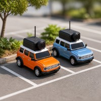Voiture RC rapide avec caméra 1:64, télécommande, caméra HD WiFi, jouet pour enfants, 2 couleurs, application photo/vidéo/VR, mini voiture électrique pour garçons
