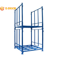 Étagères de stockage pliables robustes avec revêtement en poudre pour tissus