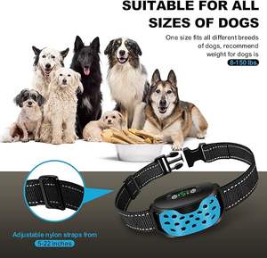 Collares antiladridos para perros, collar recargable para ladridos de perros con pitido vibrador, Dispositivo disuasorio para dejar de ladrar perros - Product Image 3