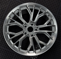 Jantes forgées sur mesure 18 19 20 pouces 5X120/112/108, personnalisation double 5 branches, noir brillant, concave profond, jantes de luxe pour voitures
