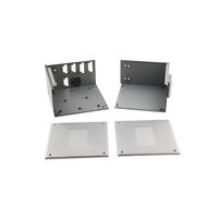 Boîtier de projet en tôle d'aluminium EuroRack sur mesure, thermolaqué, pour équipement électronique industriel