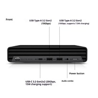 Ordinateur de bureau PC Hps Elite Mini 800G9 DM de marque originale Intel Core I3/i5/i7 14e génération 8 Go de RAM 512 Go de SSD pour usage commercial