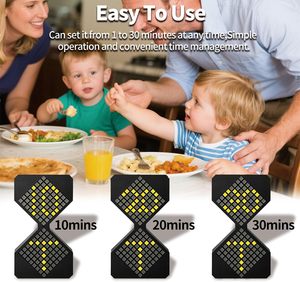 Xách tay sạc <span class=keywords><strong>LED</strong></span> ánh sáng ban đêm với cảm biến trọng lực 1 30 phút cát hẹn giờ đồng hồ cát hình đồng hồ đếm ngược hẹn giờ Type-C Cáp - Product Image 4