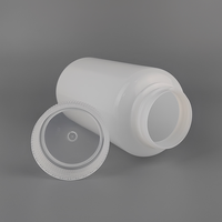 Flacon de réactif vide transparent en plastique PP de 250 ml, à bouchon à vis, étanche, autoclavable, certifié ISO13485, pour usage en laboratoire JSBIO