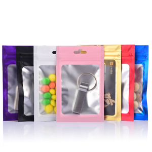 Sacs refermables en aluminium multicolores, sacs d'emballage réutilisables en plastique PE pour colliers de pierres précieuses, bracelets, artisanat, jouets - Product Image 3